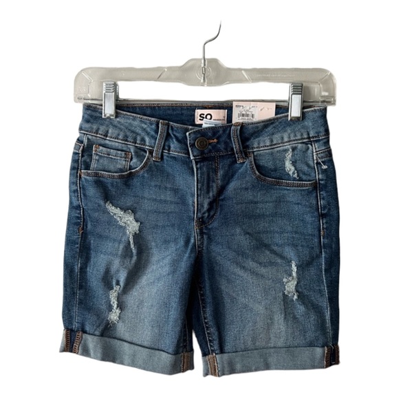SO Other - SO Girls denim Bermuda shorts